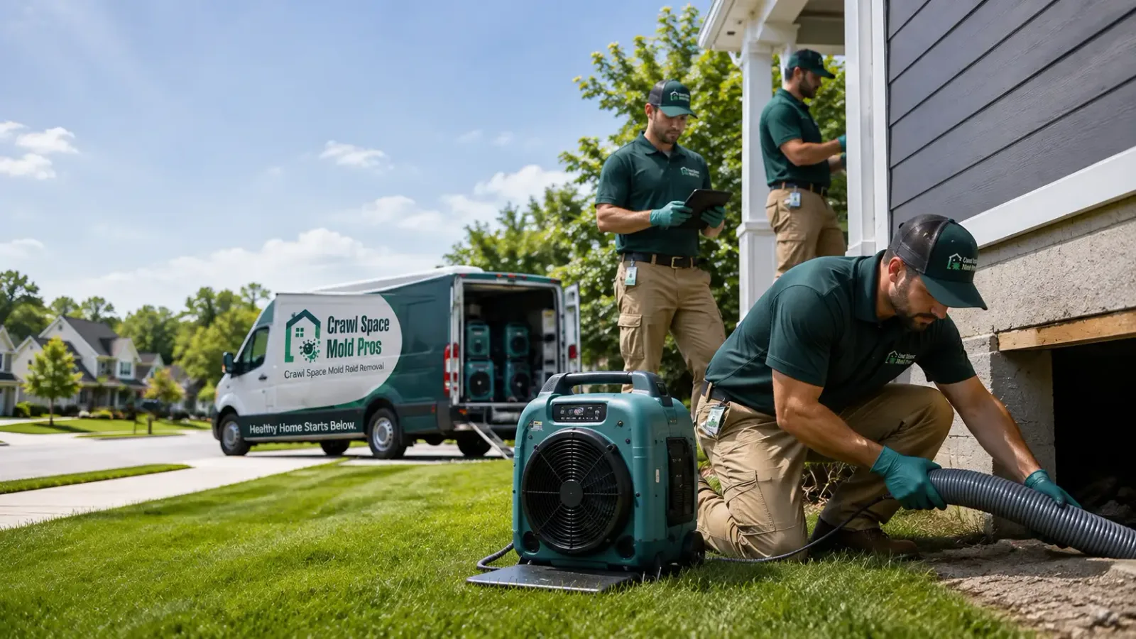 Crawl Space Mold Removal in Hamilton, MI